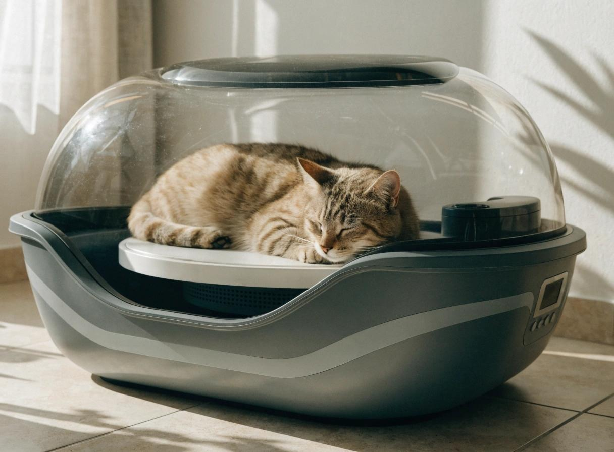 Why Is My Cat Laying in the Litter Box? 9 Common Reasons