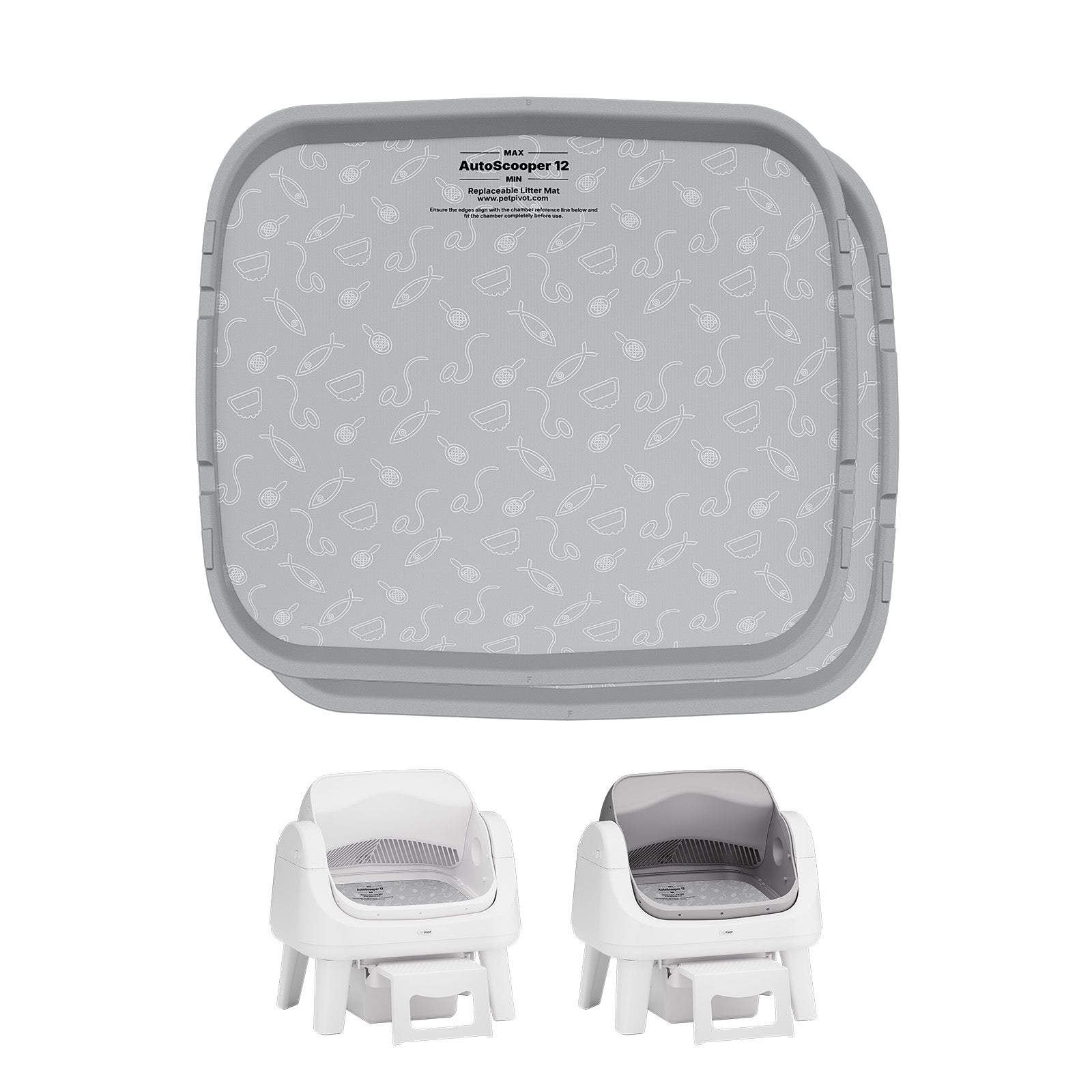 AutoScooper 12 litter Bed – 2 Pack