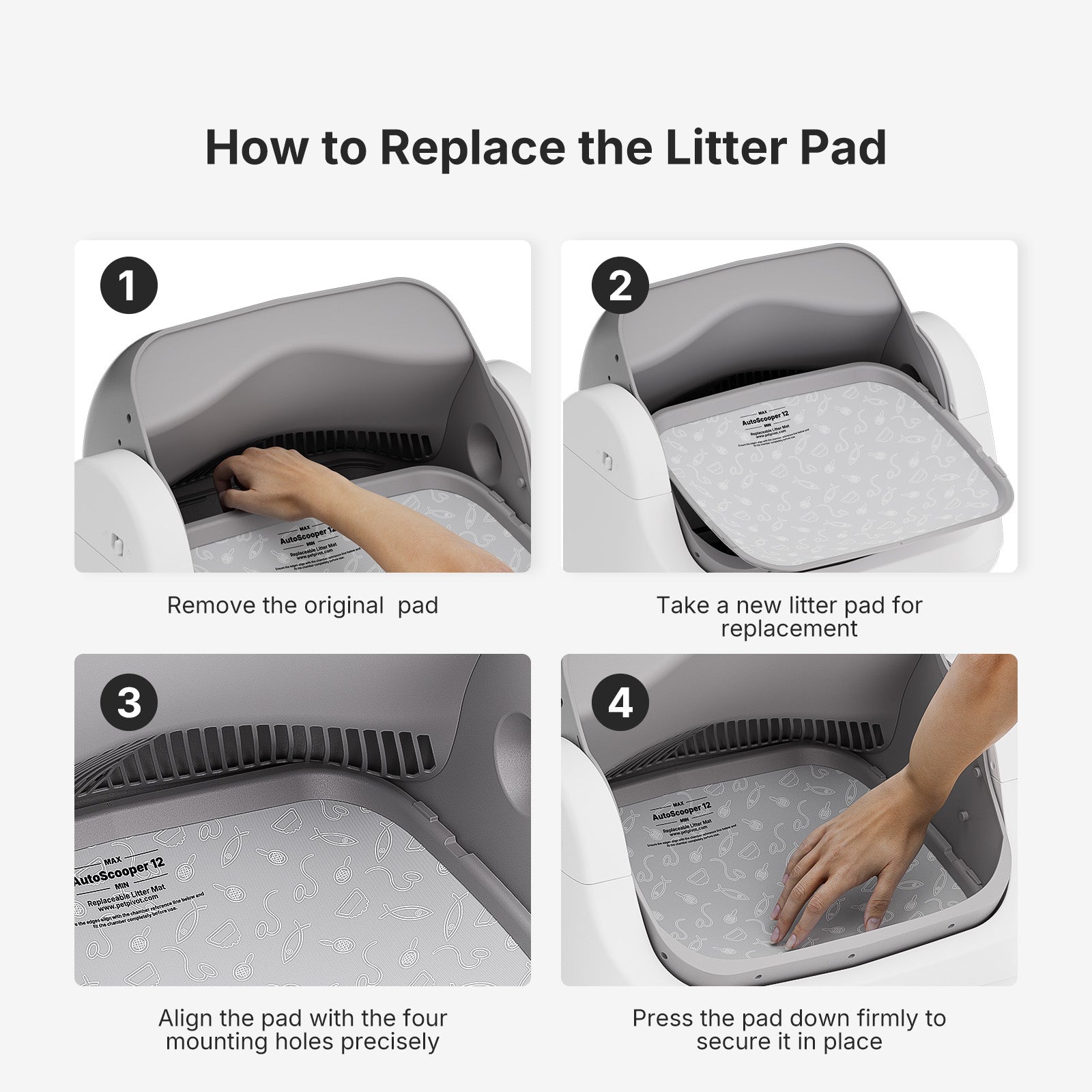 AutoScooper 12 litter Bed – 2 Pack