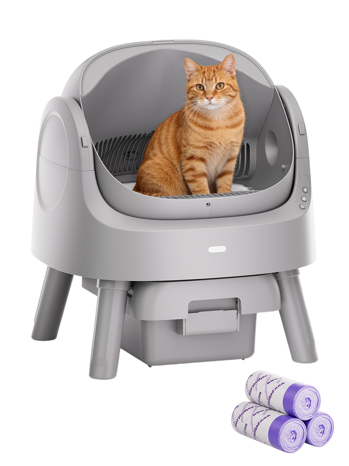 AutoScooper 11 Cat Litter Box-Pink
