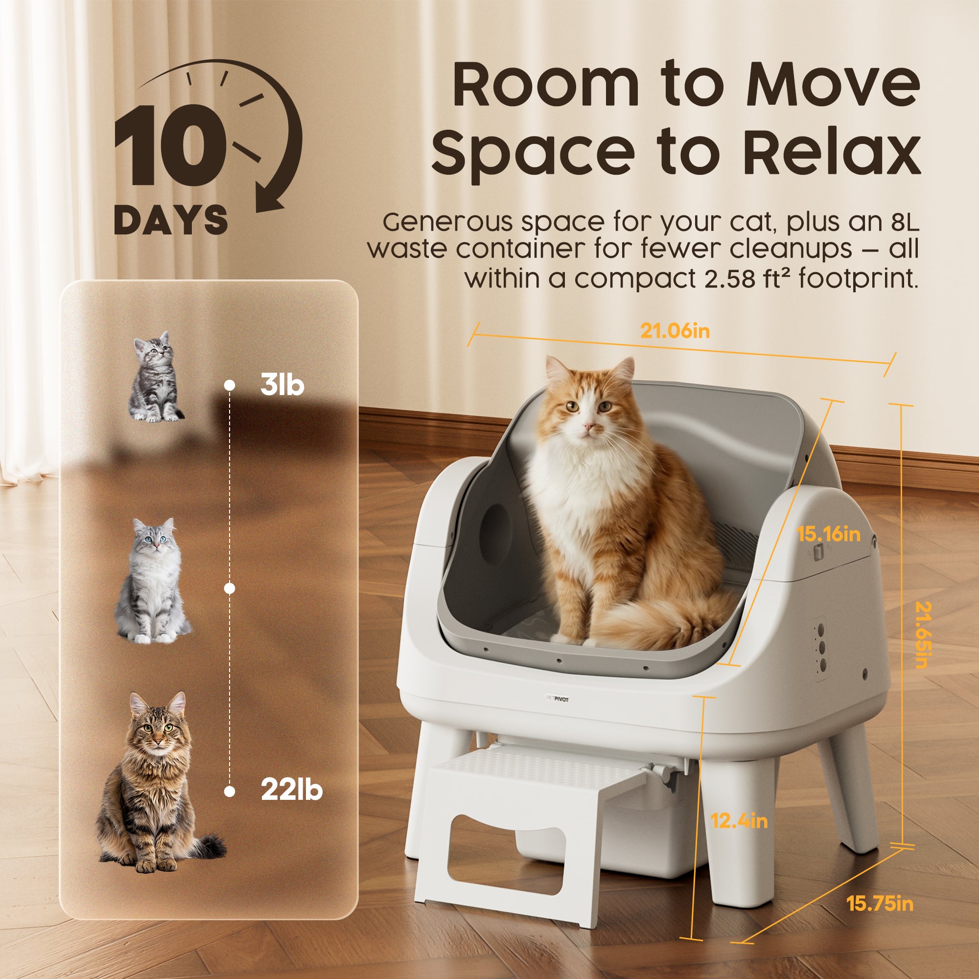 AutoScooper 12 Lite Smart Litter Box