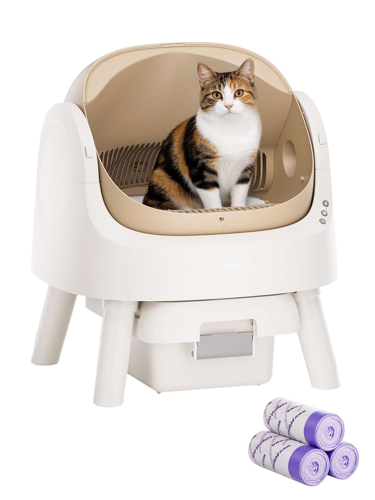AutoScooper 11 Cat Litter Box-Pink