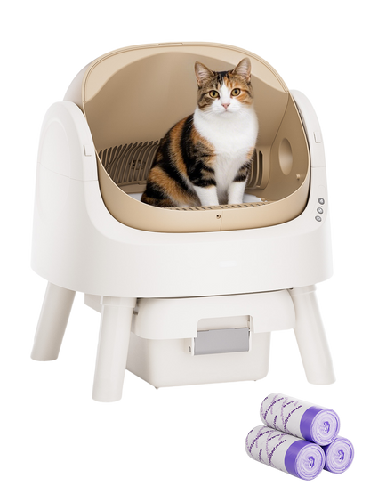 AutoScooper 11 Cat Litter Box-Pink