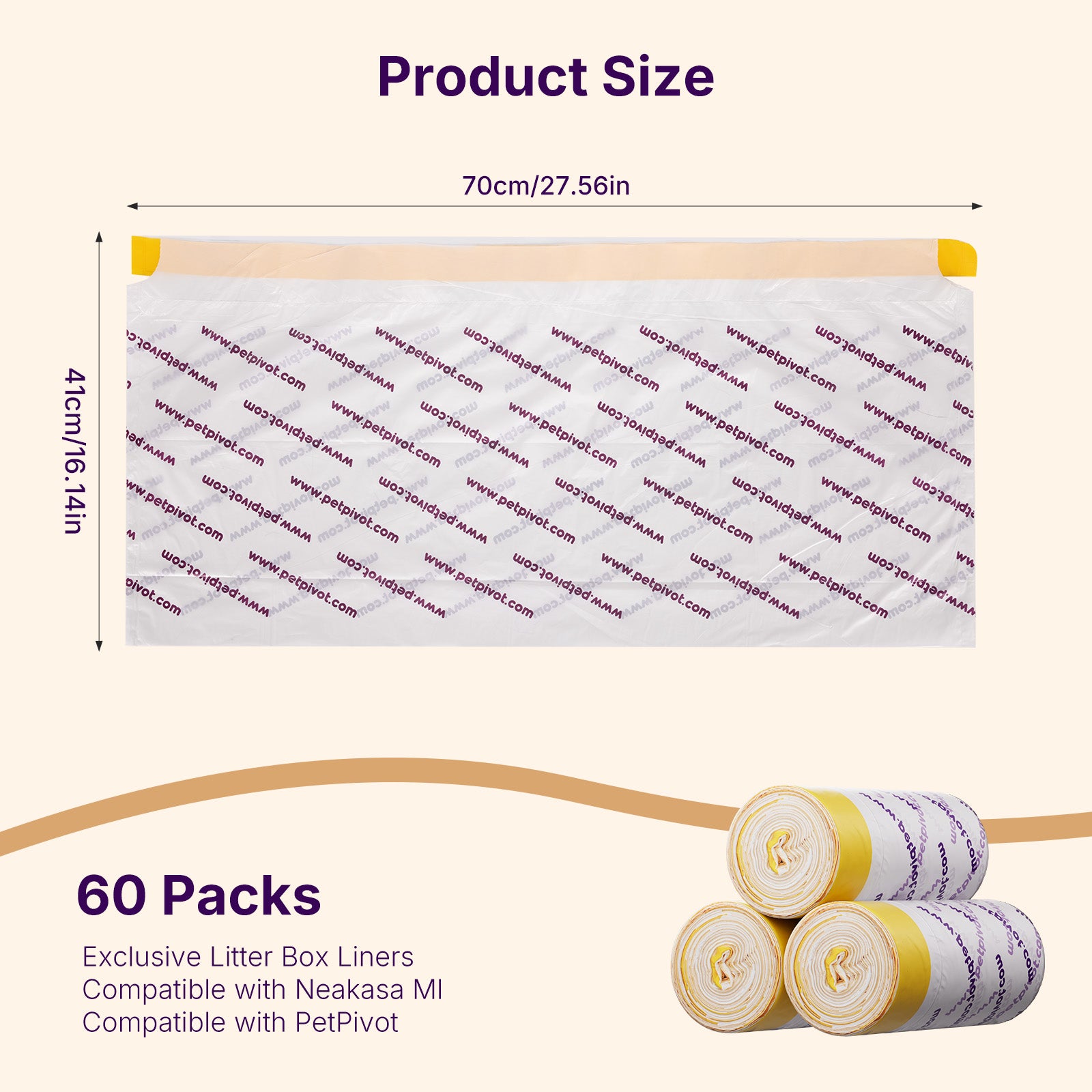 AutoScooper 11 Waste Bags – 60 Count