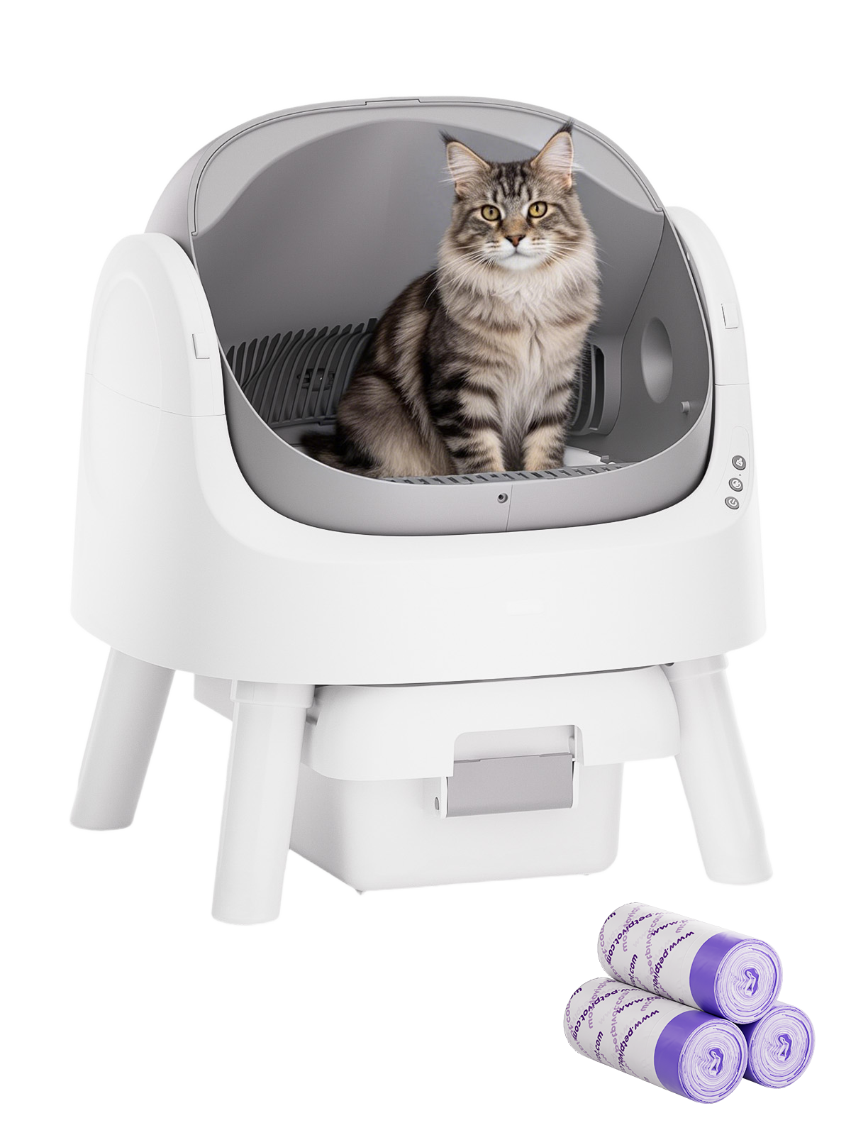 AutoScooper 11 Cat Litter Box-Pink