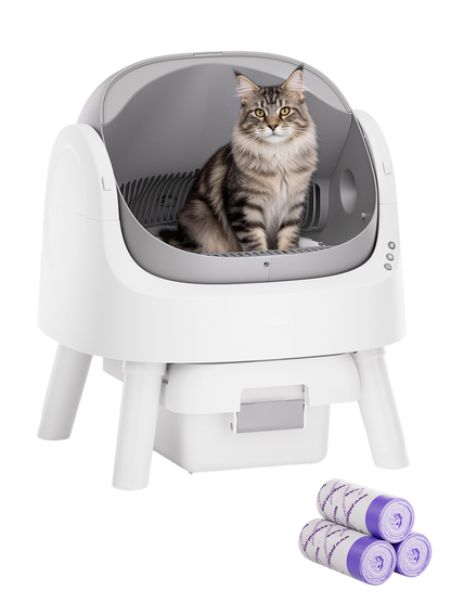 AutoScooper 11 Cat Litter Box-Pink