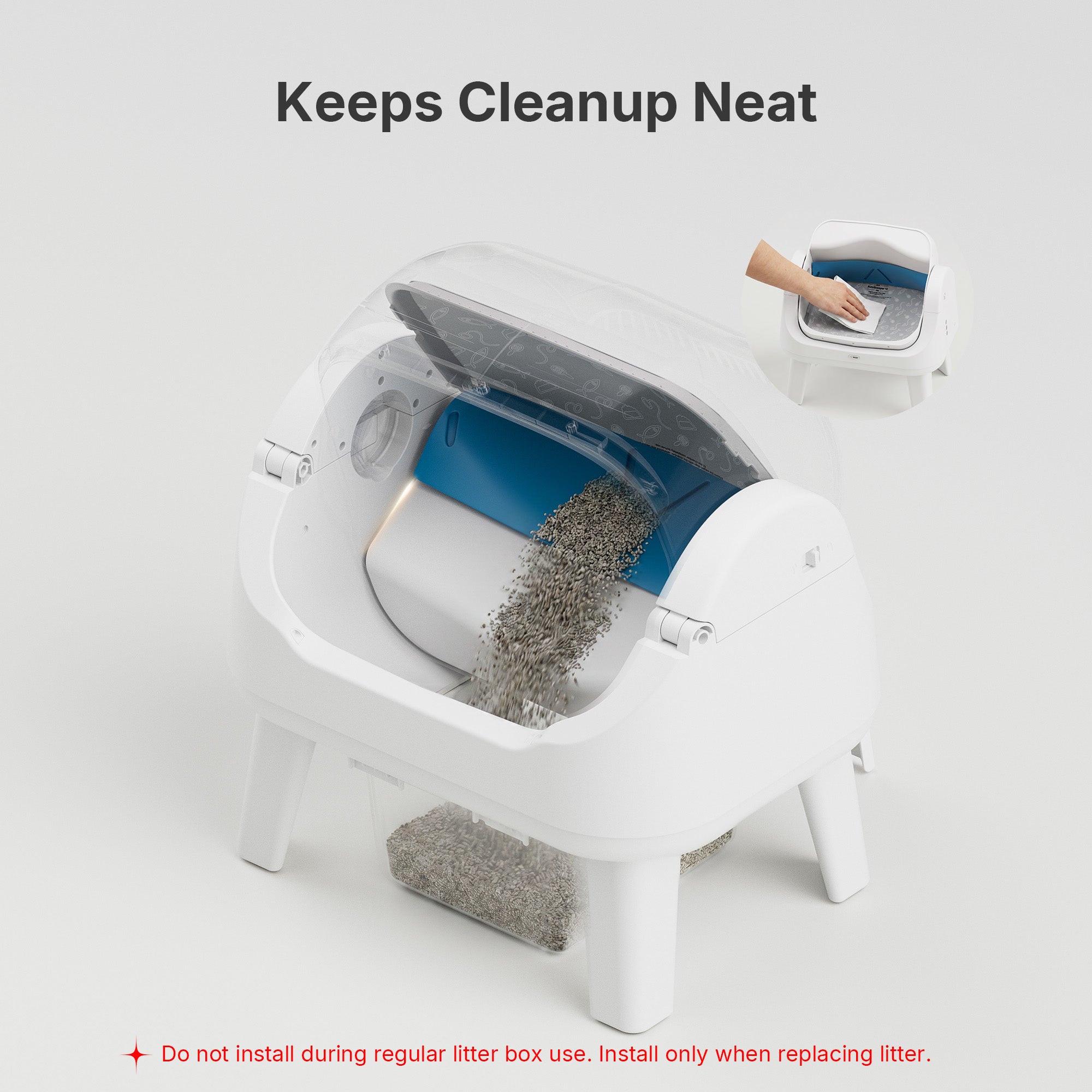 Cat Litter Remover For AutoScooper 12 - 2-Pack