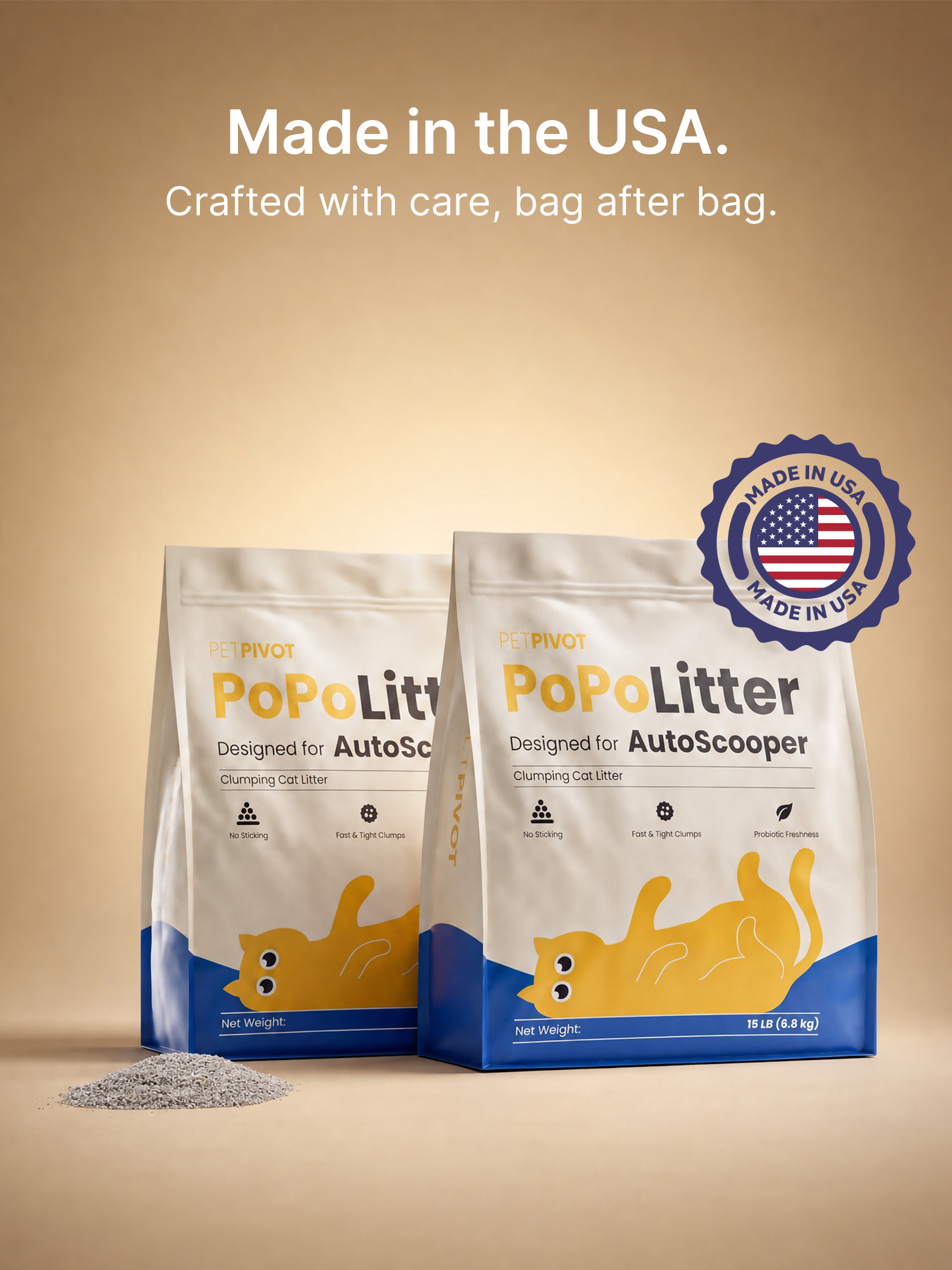AutoScooper PoPoLitter Cat litter